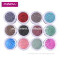 10g jar packing new arrival 12 monochromatic colors nail glitter powder